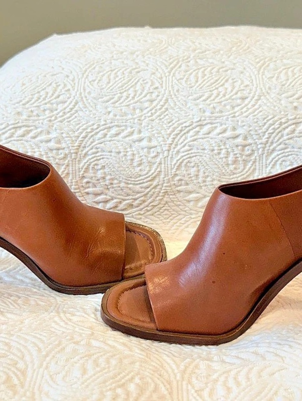 Antonio Melani Brown Slingback Heels
